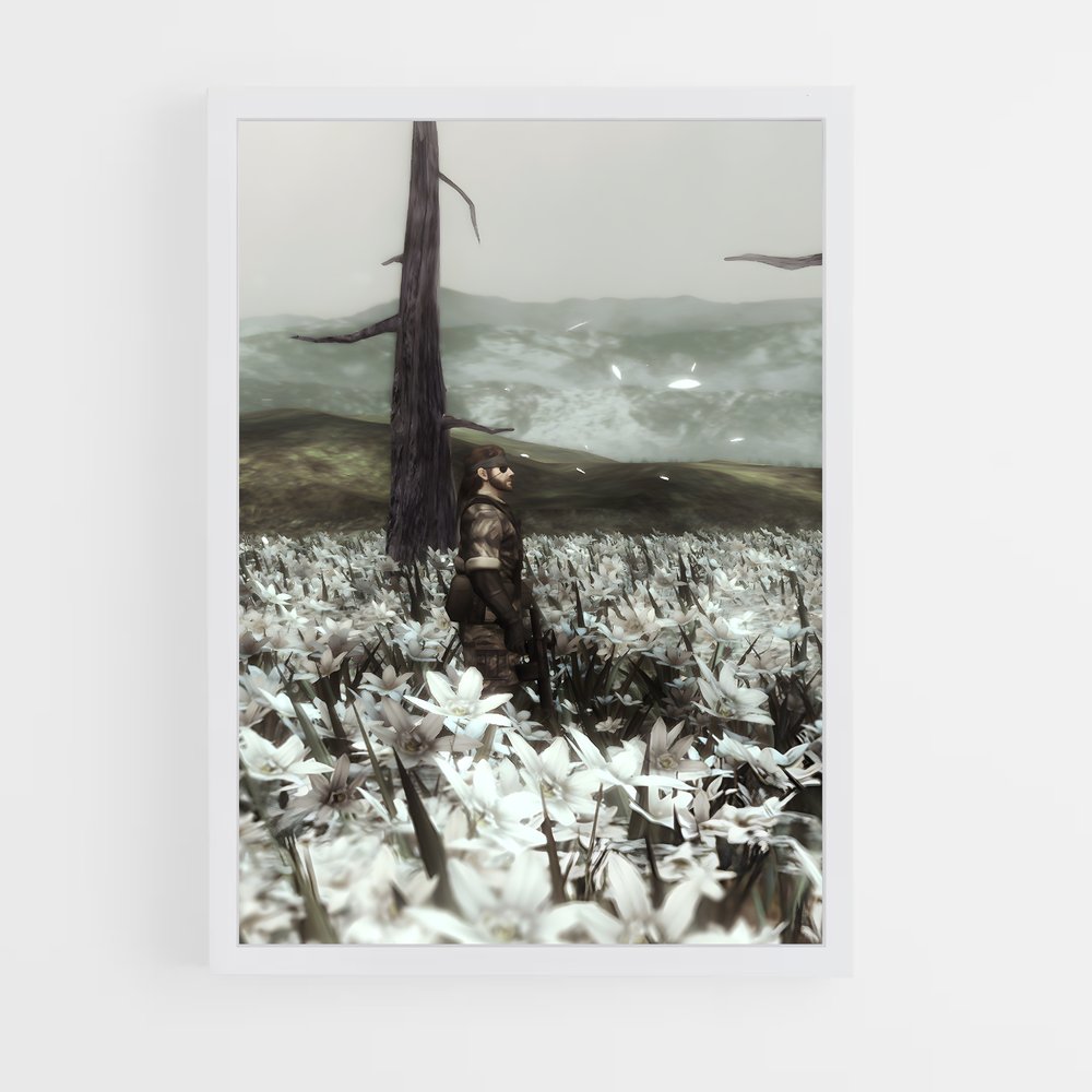 Poster Serpent des Fleurs – affiche Metal gear solid (vue 3)